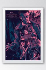 Stranger Things Çerçeveli Tablo - Dizi Posteri Tablo