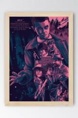 Stranger Things Çerçeveli Tablo - Dizi Posteri Tablo