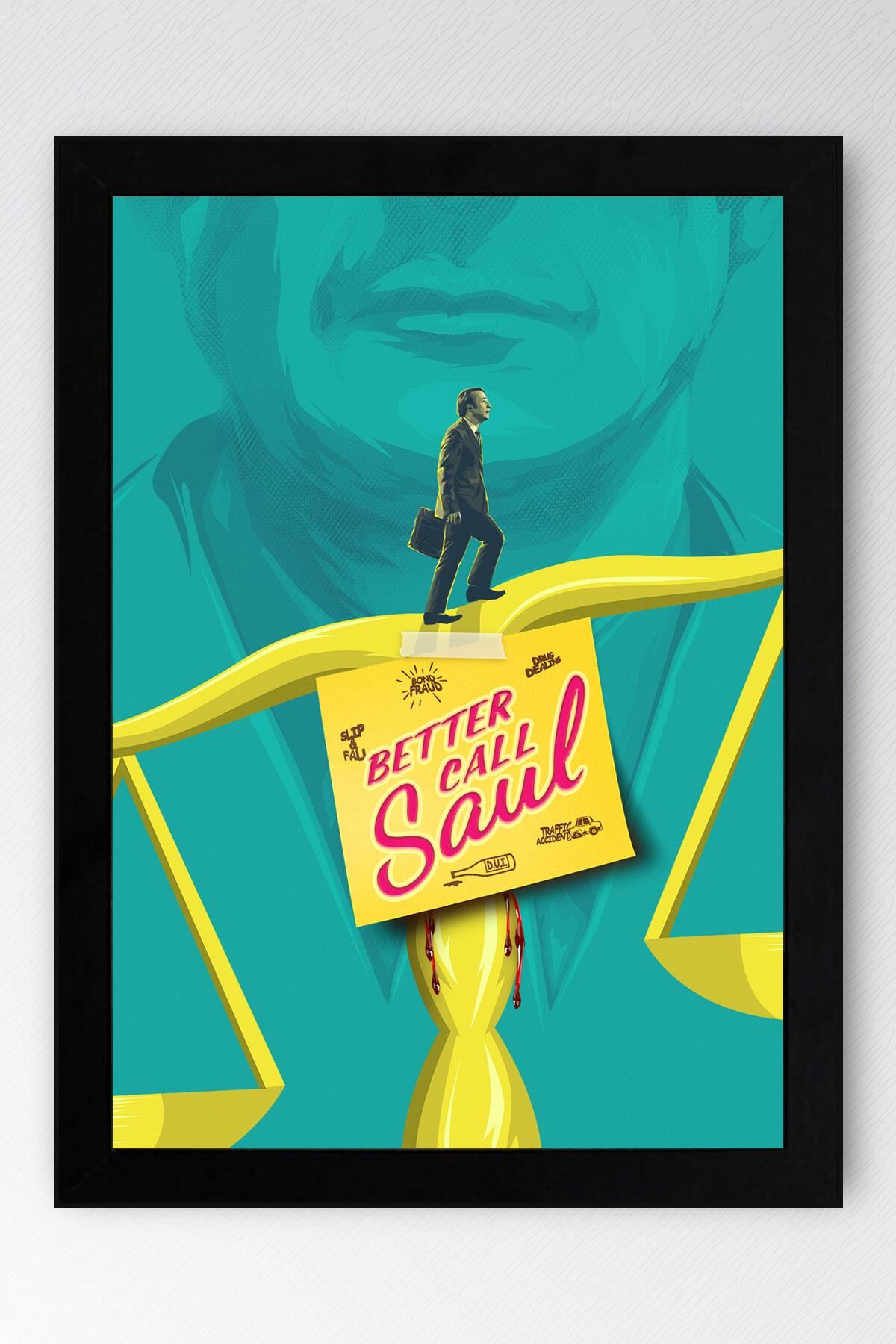 Better Call Saul Çerçeveli Tablo - Saul Goodman Poster Tablo