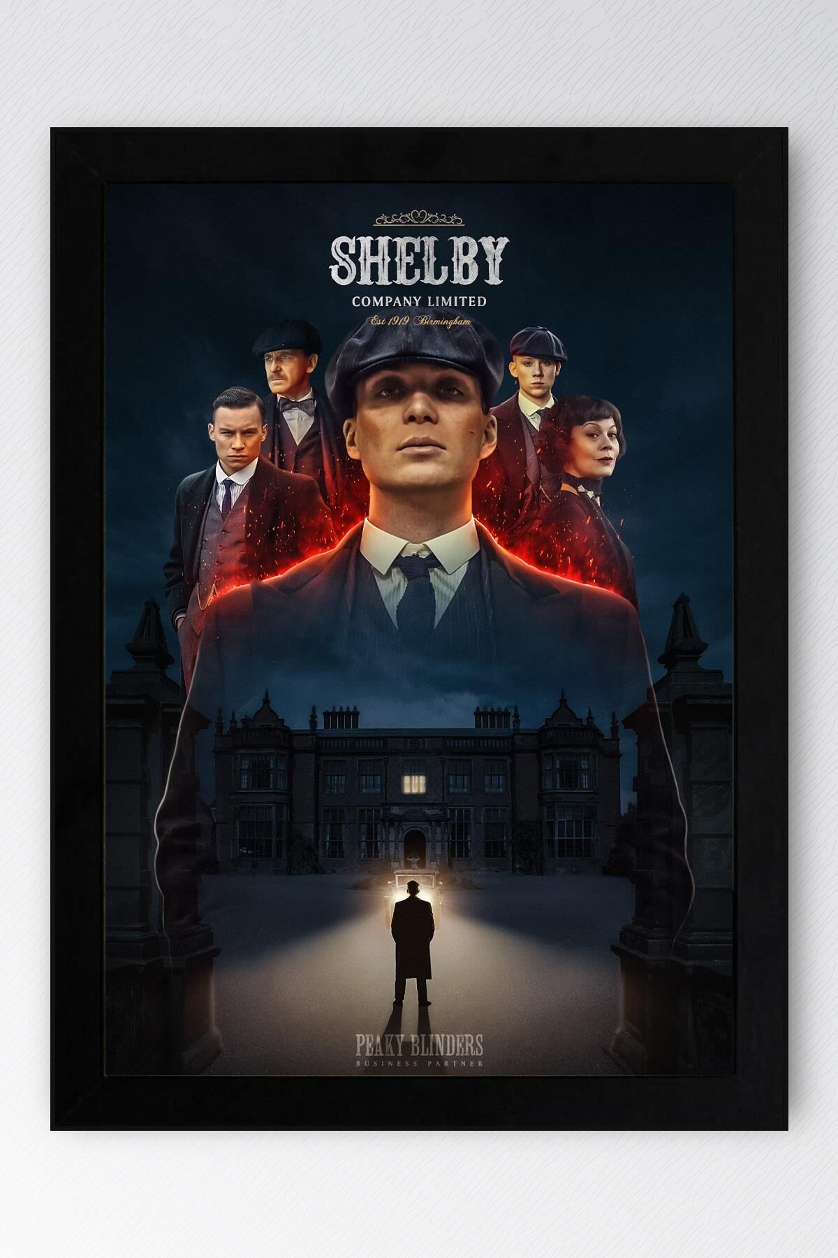 Peaky Blinders Çerçeveli Tablo - Dizi Posteri Tablo