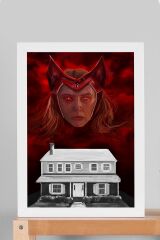 WandaVision Çerçeveli Tablo - Marvel Dizi Posteri Tablo