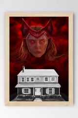 WandaVision Çerçeveli Tablo - Marvel Dizi Posteri Tablo