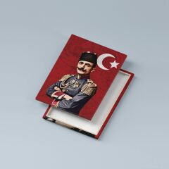 İttihat Terakki Paşaları Kanvas Tablo Seti 4'lü 40x55cm Mustafa Kemal Paşa Enver Paşa Talat Paşa Cemal Paşa