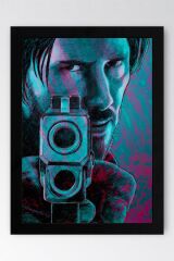 John Wick Çerçeveli Tablo - Film Posteri Tablo