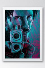 John Wick Çerçeveli Tablo - Film Posteri Tablo