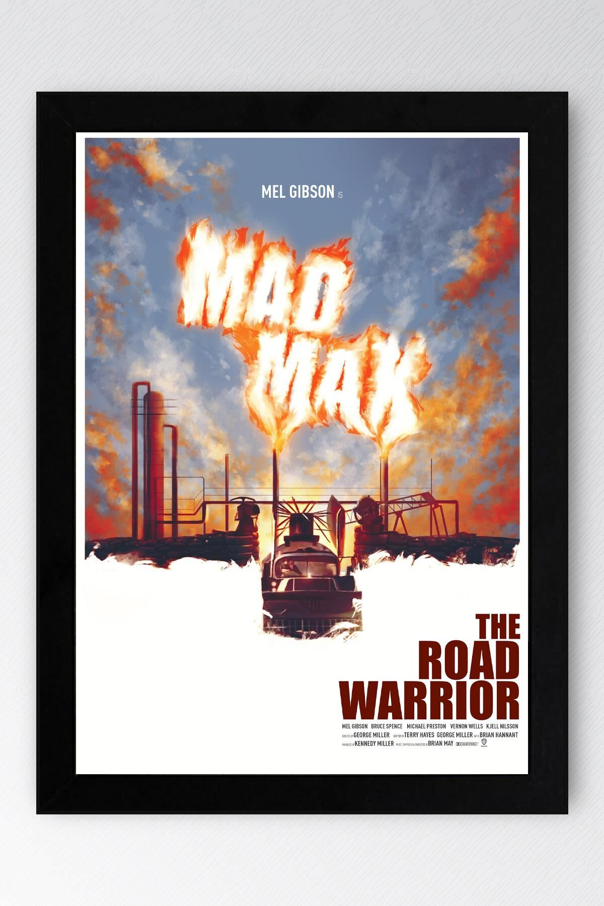 Mad Max The Road Warrior Çerçeveli Tablo - Çılgın Max Film Posteri Tablo