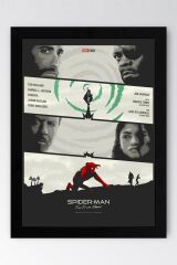 Spider Man Far From Home Çerçeveli Tablo - Örümcek Adam Fim Posteri Tablo