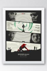 Spider Man Far From Home Çerçeveli Tablo - Örümcek Adam Fim Posteri Tablo
