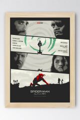 Spider Man Far From Home Çerçeveli Tablo - Örümcek Adam Fim Posteri Tablo