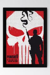 The Punisher Çerçeveli Tablo - Marvel Dizi Posteri Tablo
