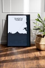 Yüzüklerin Efendisi Mordor Çerçeveli Tablo - Film Posteri Tablo