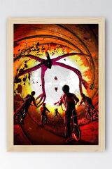 Stranger Things Çerçeveli Tablo - Dizi Posteri Tablo