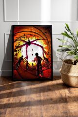 Stranger Things Çerçeveli Tablo - Dizi Posteri Tablo