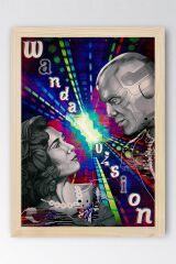 WandaVision Çerçeveli Tablo - Marvel Dizi Posteri Tablo