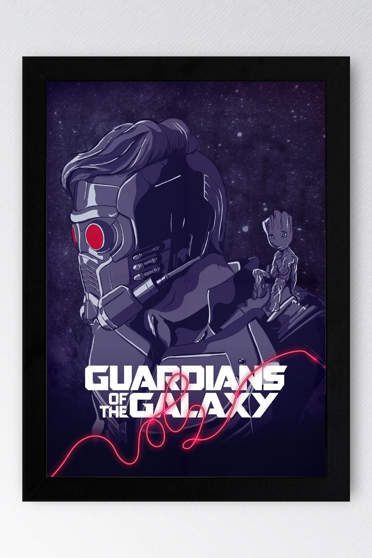 Guardians of the Galaxy Çerçeveli Tablo - Galaksinin Koruyucuları Film Posteri Tablo