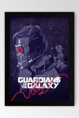 Guardians of the Galaxy Çerçeveli Tablo - Galaksinin Koruyucuları Film Posteri Tablo