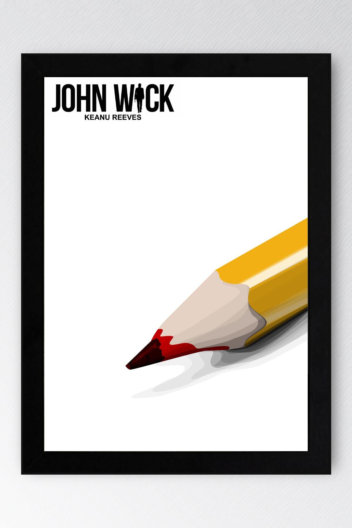 John Wick Çerçeveli Tablo - Film Posteri Tablo