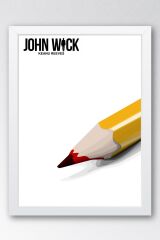 John Wick Çerçeveli Tablo - Film Posteri Tablo