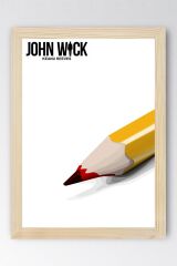 John Wick Çerçeveli Tablo - Film Posteri Tablo
