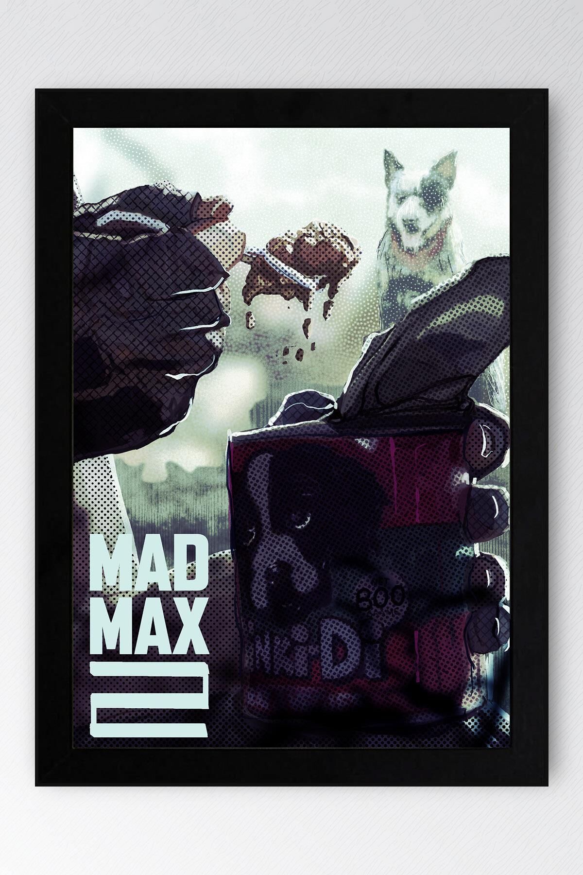 Mad Max Çerçeveli Tablo - Çılgın Max Film Posteri Tablo