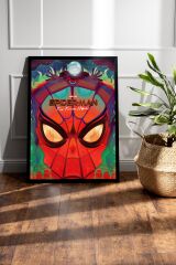 Spider Man Çerçeveli Tablo - Örümcek Adam Evden Uzakta Fim Posteri Tablo