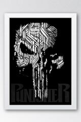 The Punisher Çerçeveli Tablo - Marvel Dizi Posteri Tablo