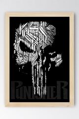 The Punisher Çerçeveli Tablo - Marvel Dizi Posteri Tablo