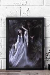 Yüzüklerin Efendisi Aragorn Arwen Çerçeveli Tablo - Film Posteri Tablo