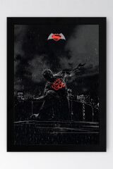 Batman vs Superman Çerçeveli Tablo - Poster Tablo