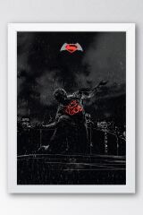 Batman vs Superman Çerçeveli Tablo - Poster Tablo