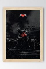Batman vs Superman Çerçeveli Tablo - Poster Tablo