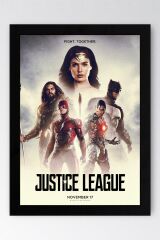 Adalet Birliği Çerçeveli Tablo - DC Justice League Poster Tablo
