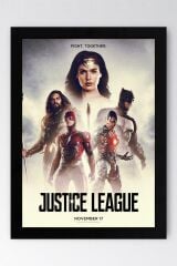 Adalet Birliği Çerçeveli Tablo - DC Justice League Poster Tablo
