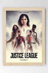 Adalet Birliği Çerçeveli Tablo - DC Justice League Poster Tablo