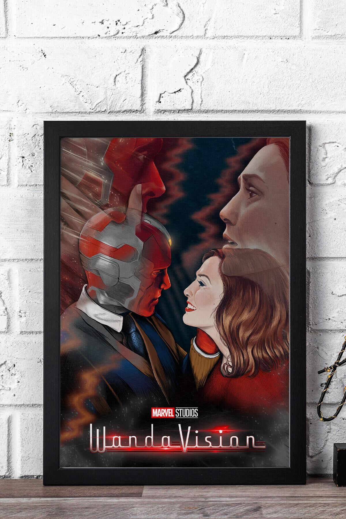 WandaVision Çerçeveli Tablo - Marvel Dizi Posteri Tablo