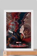 WandaVision Çerçeveli Tablo - Marvel Dizi Posteri Tablo