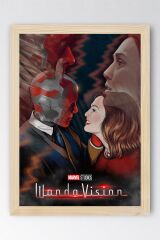 WandaVision Çerçeveli Tablo - Marvel Dizi Posteri Tablo