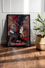 WandaVision Çerçeveli Tablo - Marvel Dizi Posteri Tablo