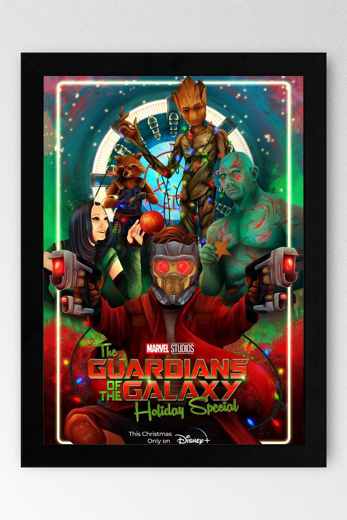 Guardians of the Galaxy Çerçeveli Tablo - Galaksinin Koruyucuları Film Posteri Tablo