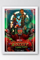 Guardians of the Galaxy Çerçeveli Tablo - Galaksinin Koruyucuları Film Posteri Tablo