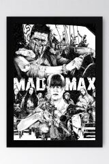 Mad Max Çerçeveli Tablo - Çılgın Max Film Posteri Tablo
