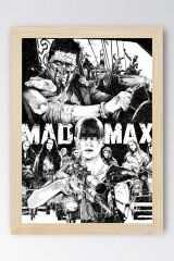 Mad Max Çerçeveli Tablo - Çılgın Max Film Posteri Tablo
