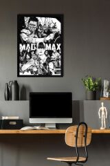 Mad Max Çerçeveli Tablo - Çılgın Max Film Posteri Tablo