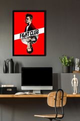 Fight Club Çerçeveli Tablo - Dövüş Kulübü Film Posteri Tablo