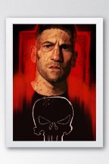 The Punisher Çerçeveli Tablo - Marvel Dizi Posteri Tablo