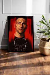The Punisher Çerçeveli Tablo - Marvel Dizi Posteri Tablo