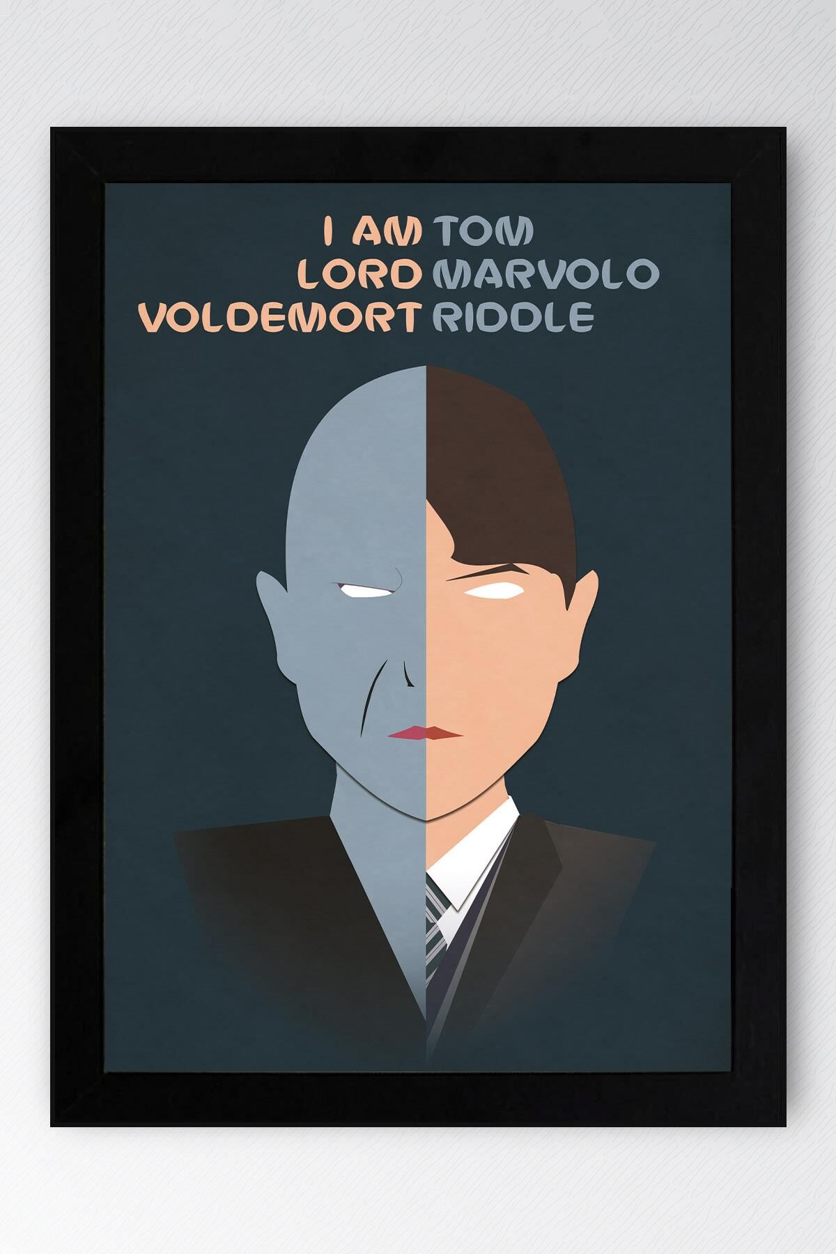 Harry Potter Lord Voldemort Çerçeveli Tablo - Film Posteri Tablo