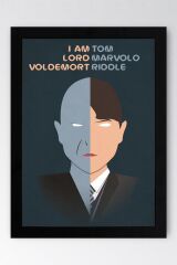 Harry Potter Lord Voldemort Çerçeveli Tablo - Film Posteri Tablo