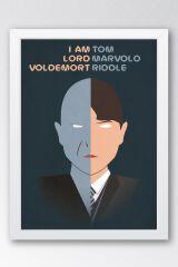 Harry Potter Lord Voldemort Çerçeveli Tablo - Film Posteri Tablo