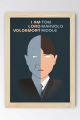 Harry Potter Lord Voldemort Çerçeveli Tablo - Film Posteri Tablo